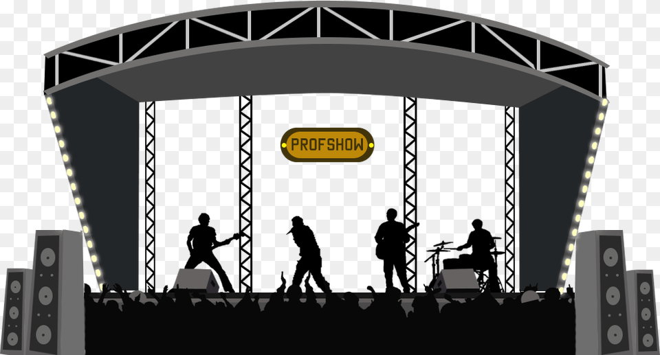 Concert Stage Transparent Concert Stage, Arch, Architecture, Person Free Png Download