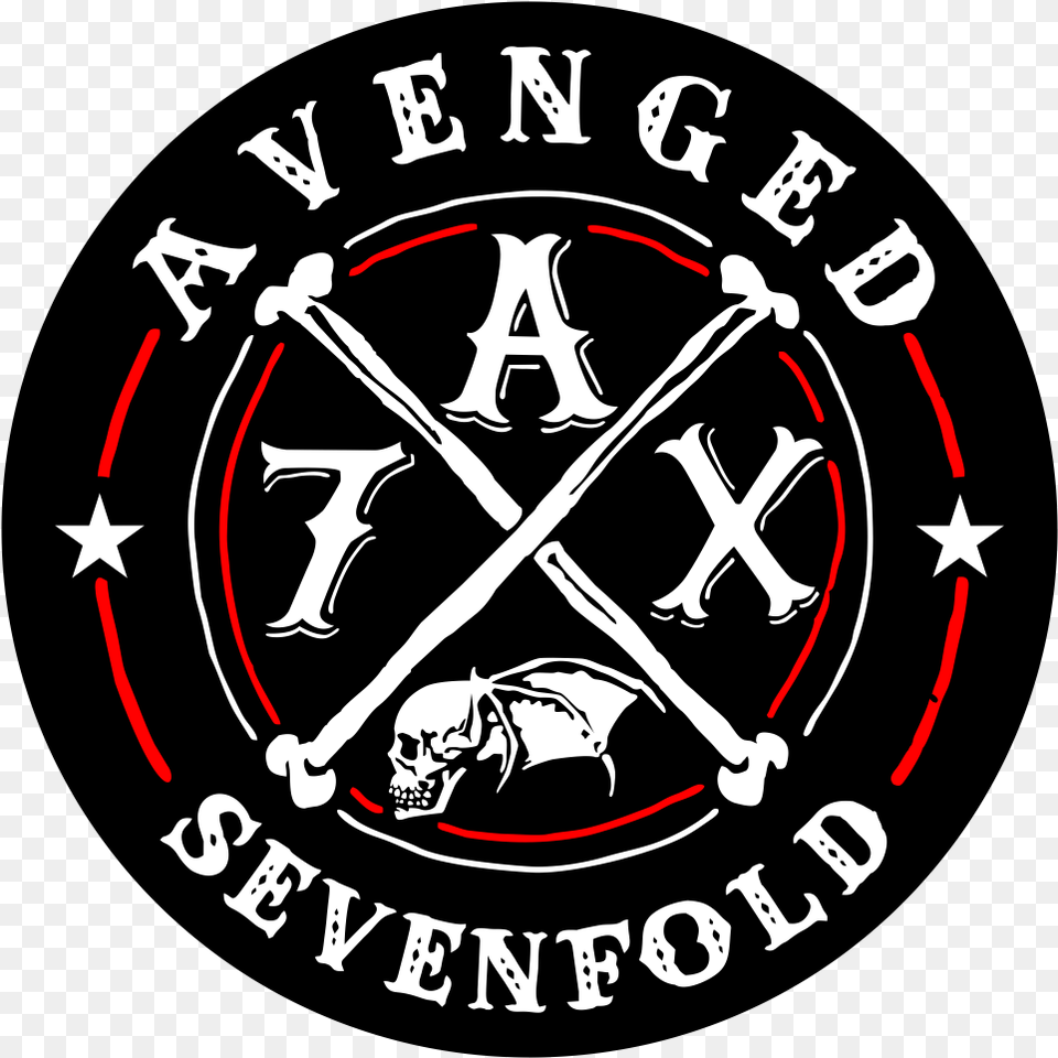 Concert T Shirt Avenged Sevenfold Heavy Metal Emblem, Symbol, Weapon, Person Free Png Download