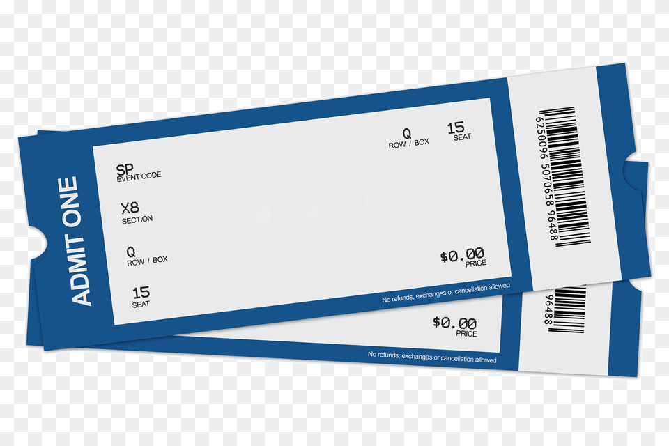 Concert Ticket Clipart, Text, Paper, Business Card Free Transparent Png