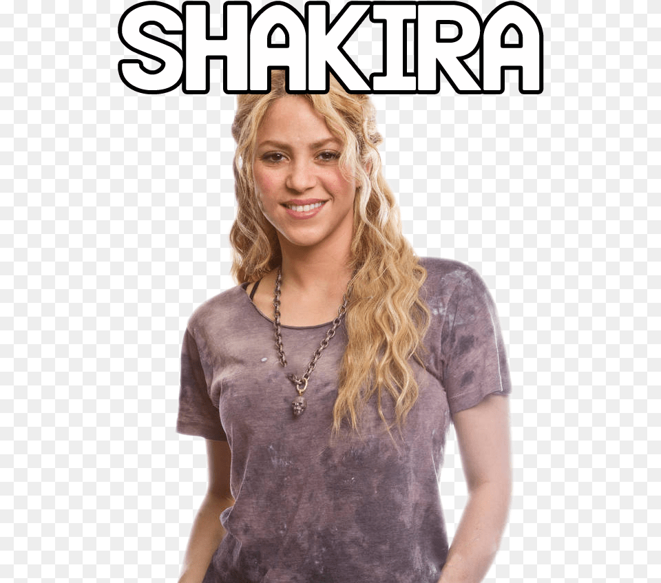 Concerto Shakira Girl, Accessories, T-shirt, Person, Necklace Free Png Download