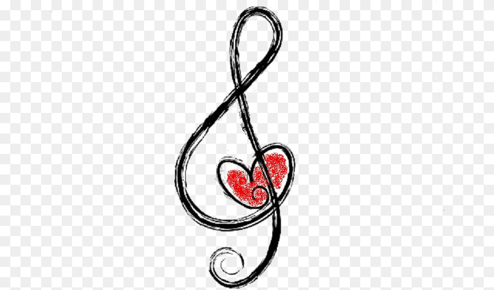 Concerts With Causes Inc Treble Clef Background Heart, Accessories, Earring, Jewelry, Alphabet Free Transparent Png