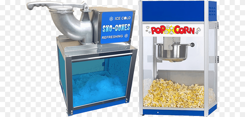 Concessions Popcorn Machine Blue, Food Png Image