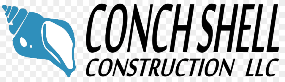 Conch Shell Construction Llc Marine Construction, Text, Outdoors, Ice Png Image