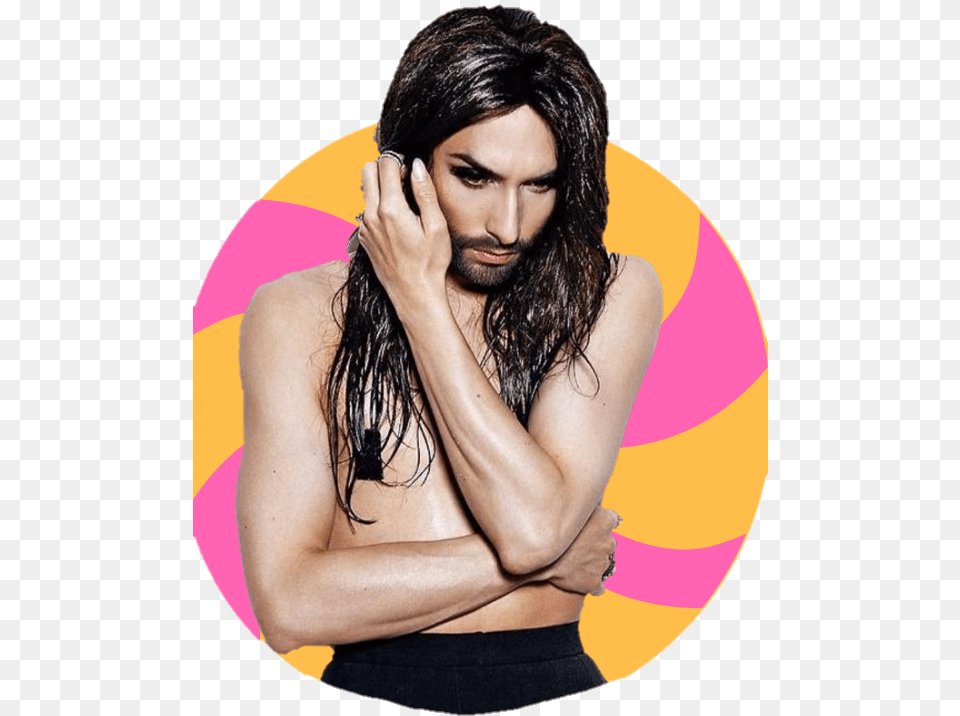 Conchita Wurst Photoshoot Rolling Stones, Adult, Portrait, Photography, Person Png Image