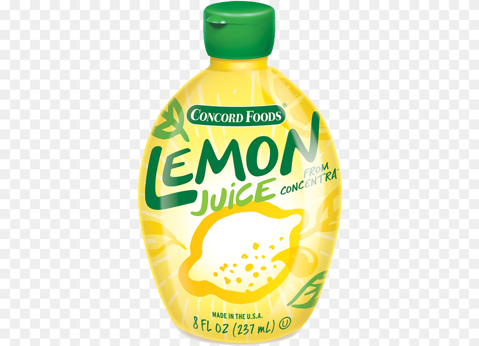 Concord Foods Lemon Juice From Concentrate, Beverage, Food, Ketchup Free Transparent Png