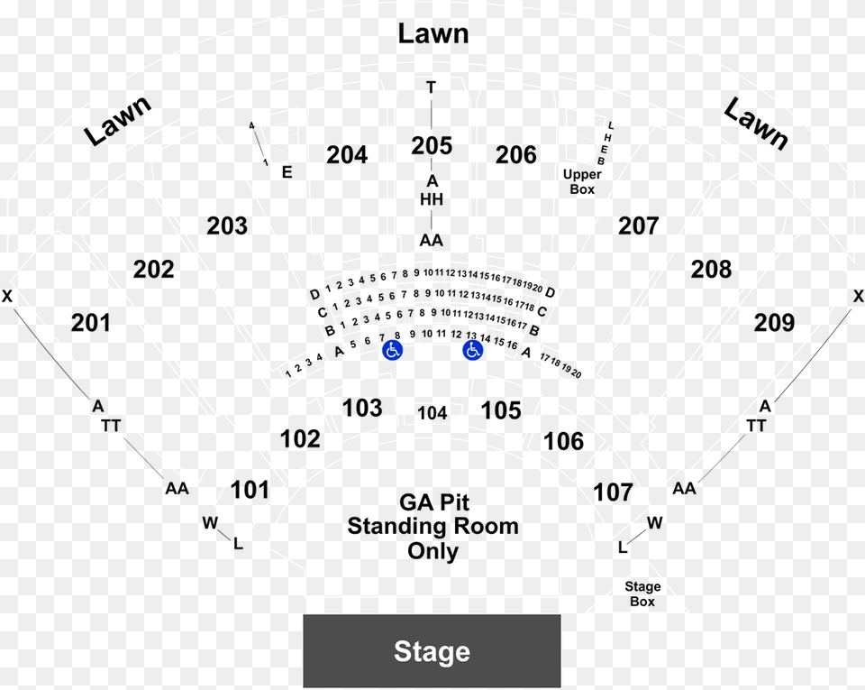 Concord Pavilion Seating Chart With Rows, Arch, Architecture, Cad Diagram, Diagram Free Transparent Png