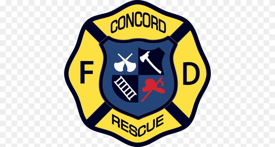Concord Township Fire Department, Logo, Symbol, Badge, Emblem Free Png