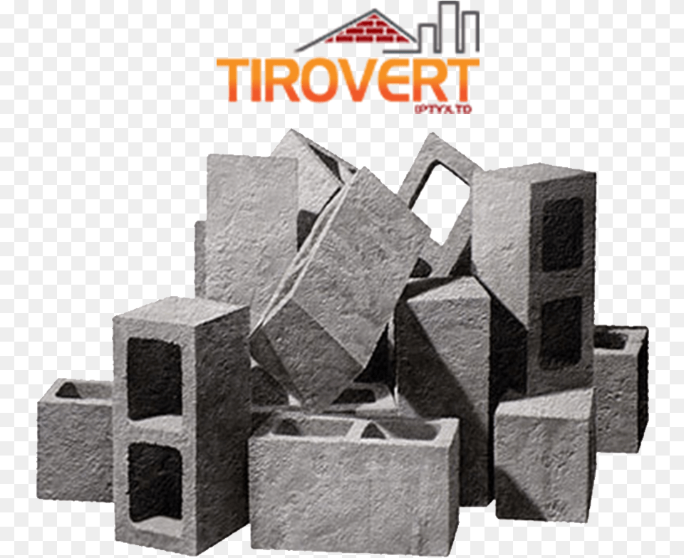 Concrete Blocks South Africa Pile Of Cinder Blocks, Brick, Architecture, Building Free Png Download