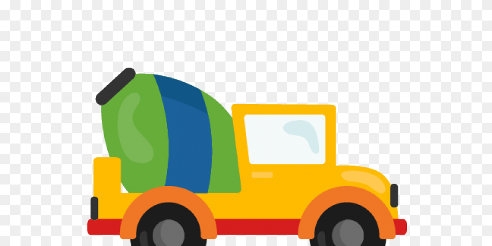 Concrete Clipart Dump Truck, Transportation, Vehicle, Machine, Wheel Free Png