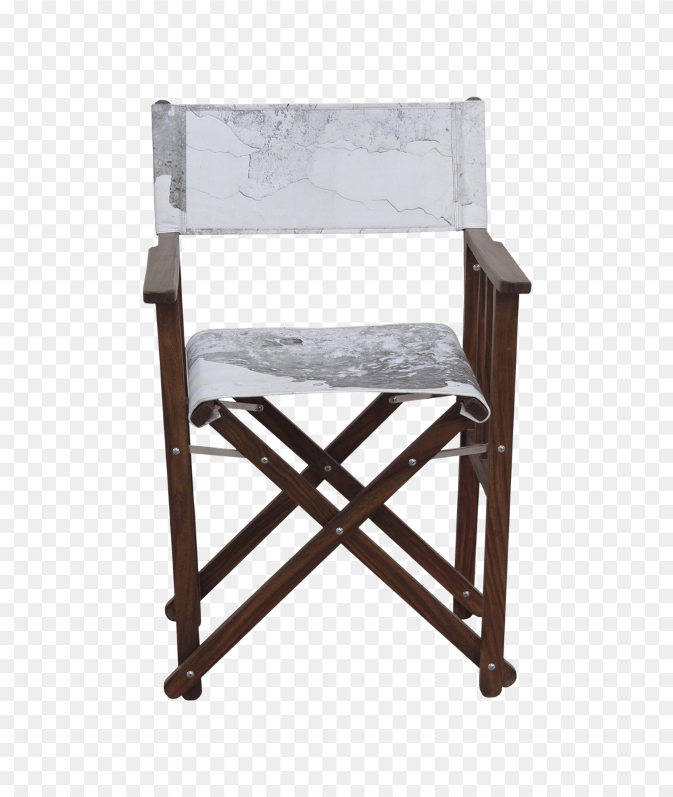 Concrete Director Chair Chair, Canvas, Furniture Free Png Download