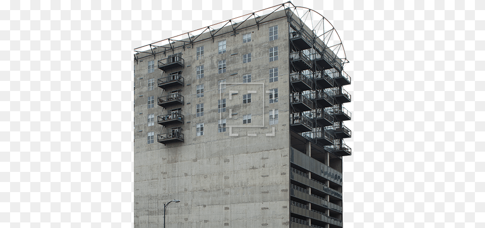 Concrete Lofts Tower Block, Architecture, Building, City, Condo Free Png Download