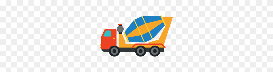 Concrete Mixer Truck Icon Myiconfinder, Device, Grass, Lawn, Lawn Mower Free Png