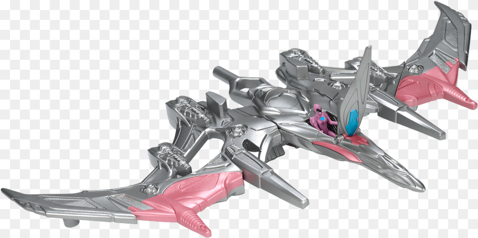 Concursa Por Tu Power Rangers Movie2 Power Ranger Pterodactilo Rosa, Aircraft, Airplane, Transportation, Vehicle Free Transparent Png