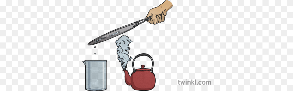 Condensation Experiment Illustration Illustration, Cookware, Cutlery, Pot, Pottery Png Image