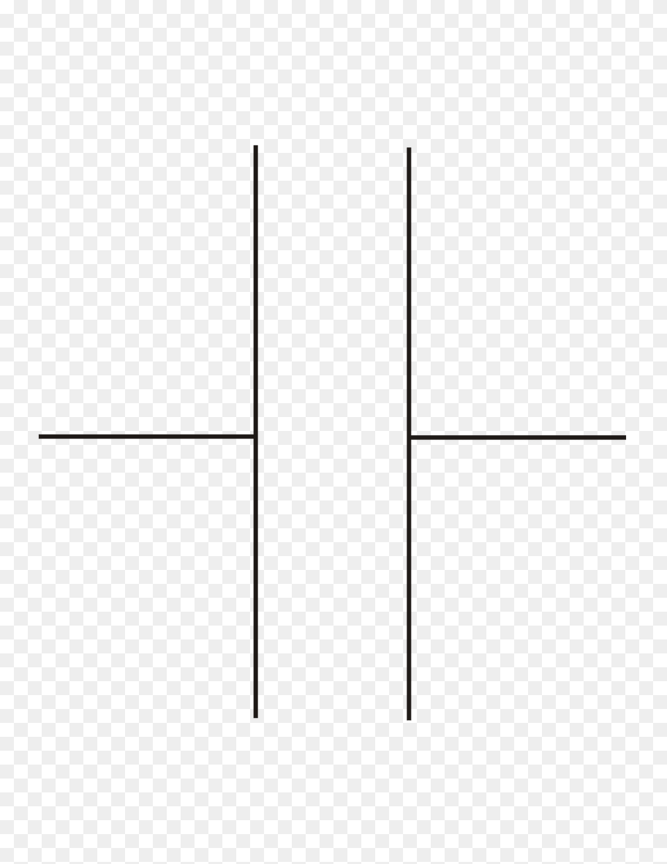 Condensator Symbol Clipart, Cross, Page, Text Png Image