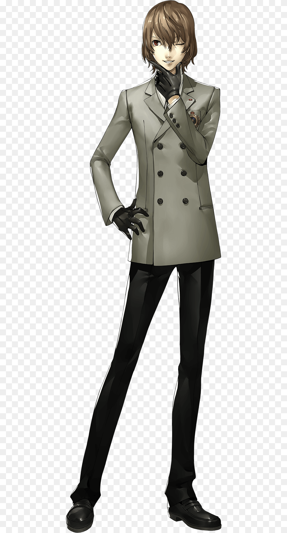 Condense Icon Persona 5 Male Characters, Book, Clothing, Coat, Comics Png
