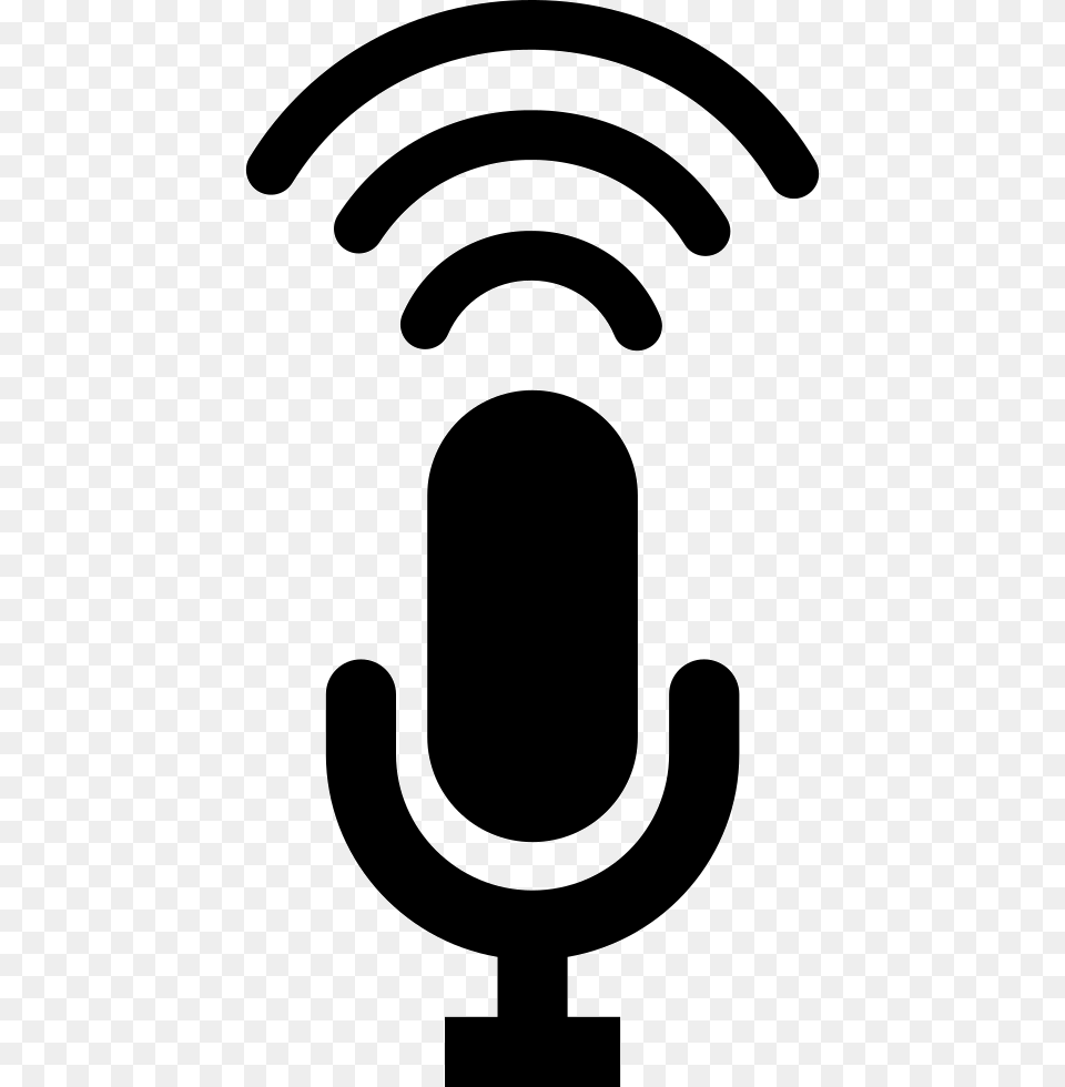 Condenser Microphone Recording Voice Recognition Voice Assistant Icon, Electrical Device, Stencil, Smoke Pipe, Electronics Free Transparent Png