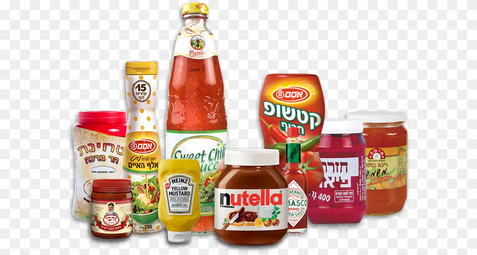 Condiments And Spreads Like Tahini Paste Thousand Bottle, Food, Ketchup, Honey Png