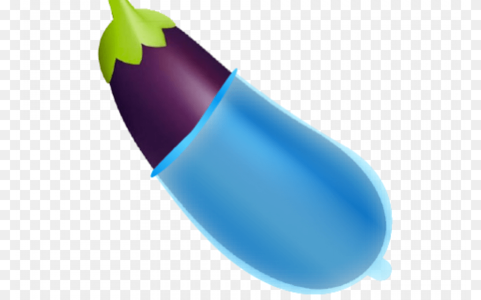 Condom Emoji Created By Eggplant, Food, Produce, Plant, Vegetable Png