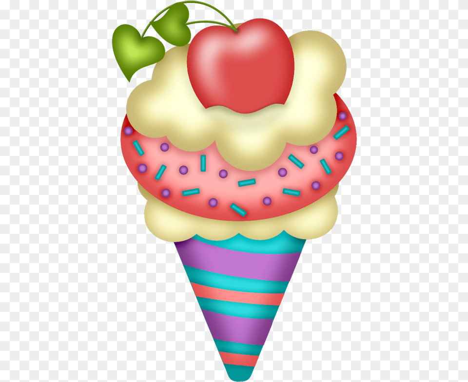 Cone Cake Icing Clip Art And, Cream, Dessert, Food, Ice Cream Free Png