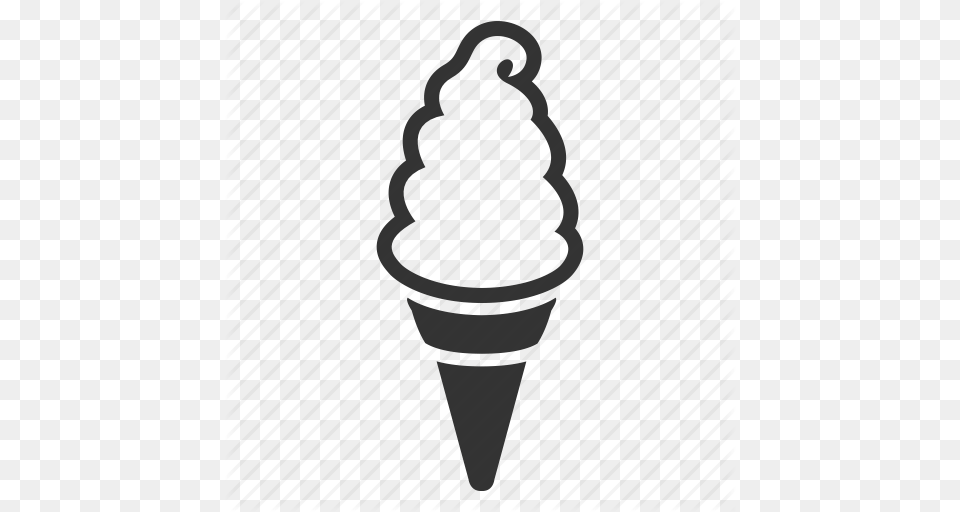 Cone Cool Dessert Ice Cream Icecream Soft Cream Sweet Icon, Light, Food, Ice Cream Free Png