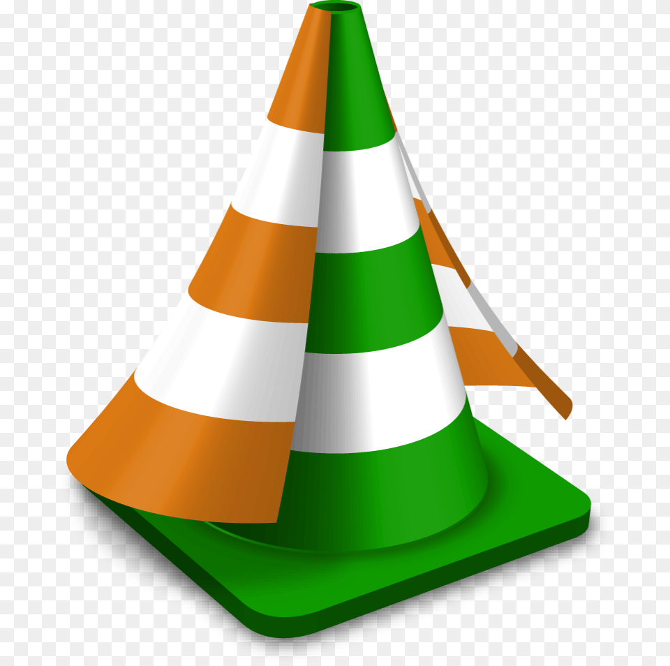 Cone Interface Large Vlc Media Player Green, Rocket, Weapon Free Png Download