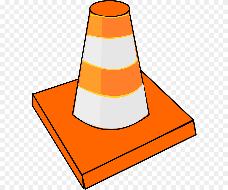 Cone Line Traffic Clipart Cartoon Traffic Cone Free Png Download