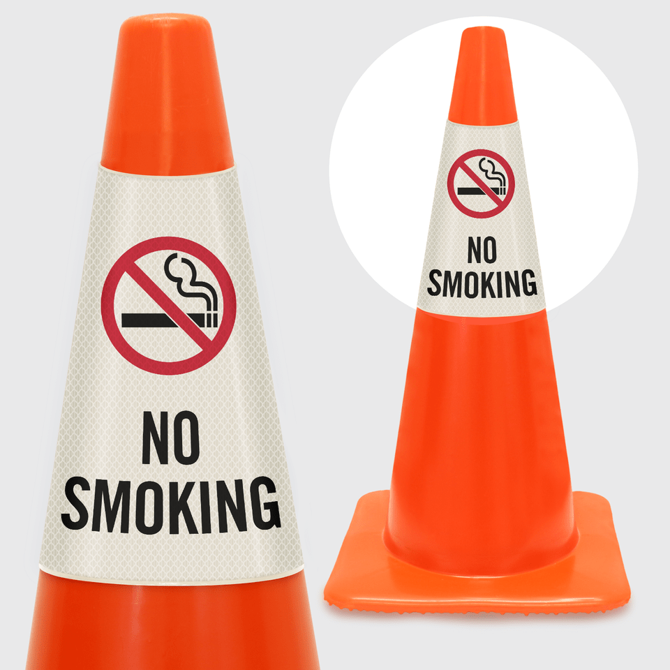 Cone Message Collar No Smoking Sign, Food, Ketchup Free Png