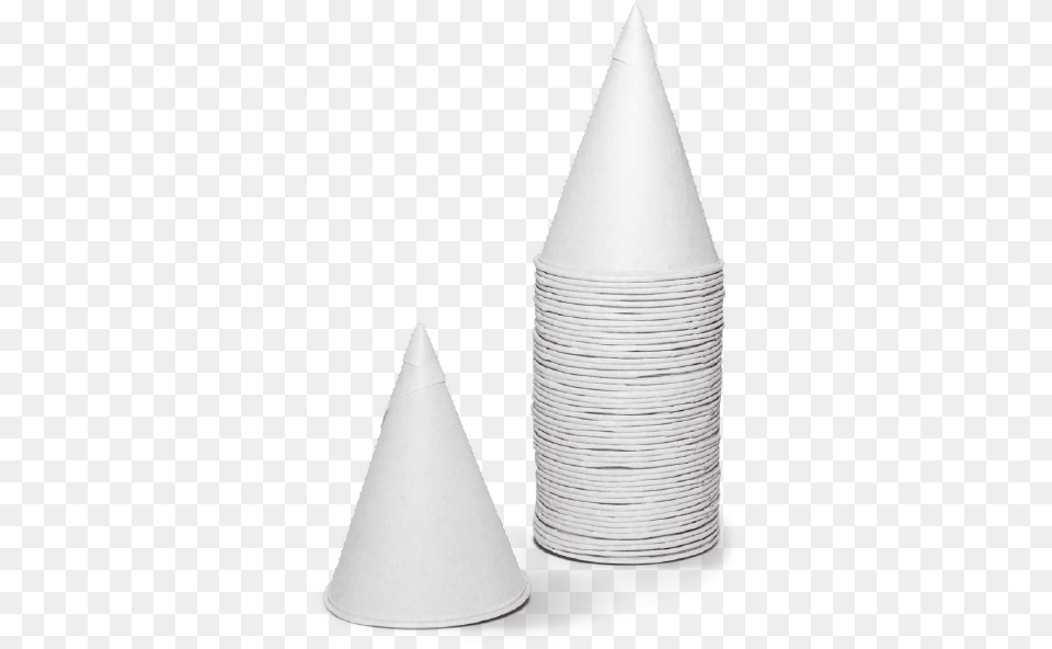 Cone Shaped Paper Cones For Water, Candle Free Png