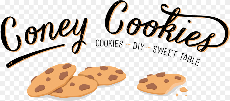 Coney Cookies Baking, Food, Sweets, Cookie, Text Free Png