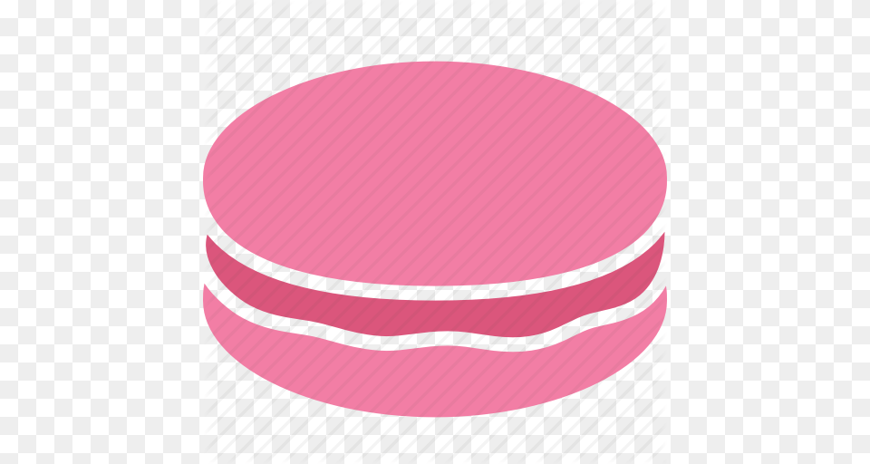 Confection Dessert French Macaron Macaroon Pink Snack Icon, Cushion, Food, Home Decor, Sweets Png