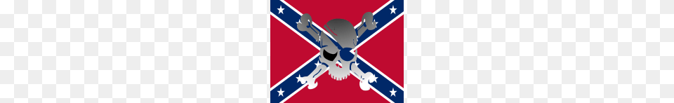 Confederate Flag, Emblem, Symbol, Rocket, Weapon Free Png Download