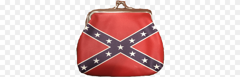 Confederate Flag Coin Purse Dixieland, Accessories, Bag, Handbag Png