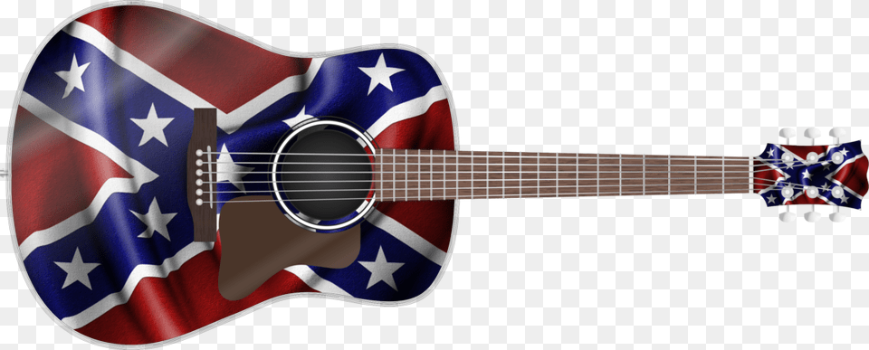 Confederate Flag Guitar Wrap Skin Rebel Flag Guitar, Musical Instrument, Bass Guitar Png