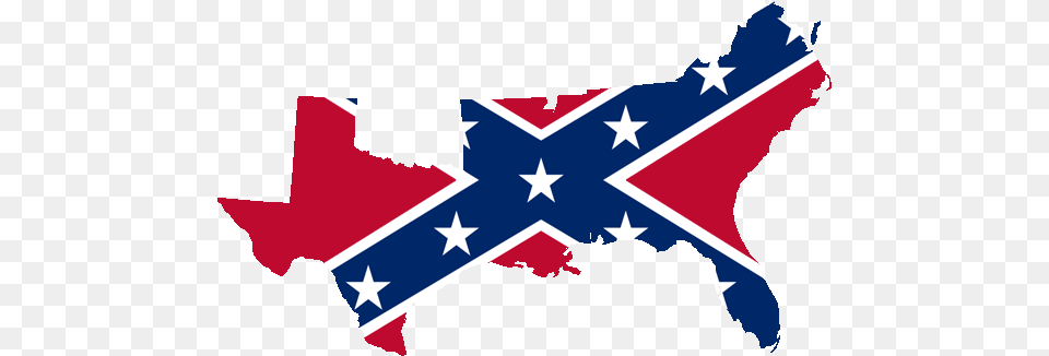 Confederate Flag Map, Symbol Png