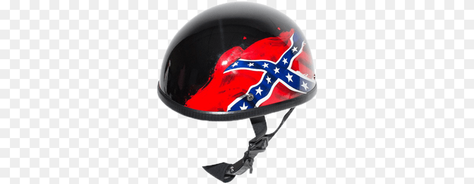 Confederate Flag Novelty Motorcycle Helmet Rebel Flag, Clothing, Crash Helmet, Hardhat Free Transparent Png