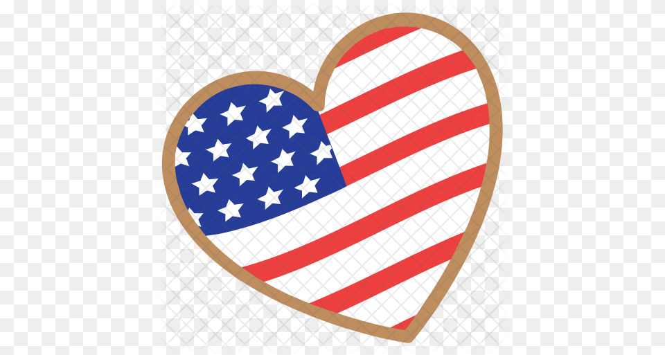 Confederate Memorial Day Icon American Flag Heart Transparent, American Flag Png Image