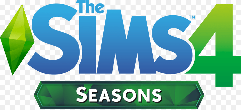 Confeti De 15 De Junio De Sims 4 Seasons Logo, Green Png Image