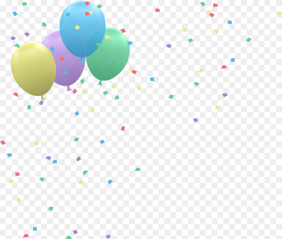 Confetti, Paper, Balloon Free Png