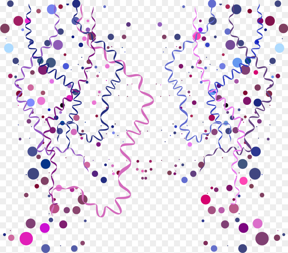 Confetti, Paper, Purple, Pattern Png
