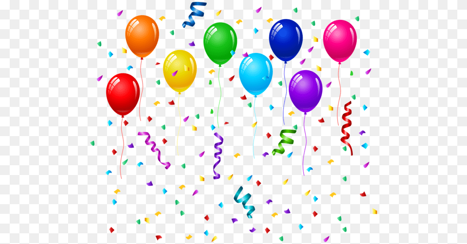 Confetti, Balloon, Paper Png