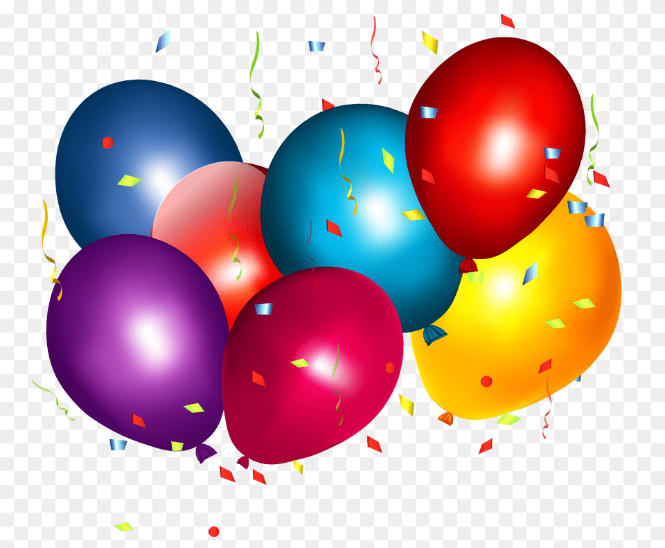 Confetti, Balloon, Paper Free Transparent Png