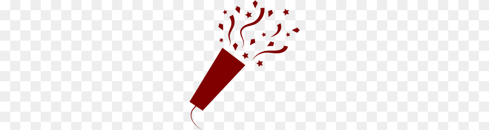 Confetti, Maroon, Logo Png Image