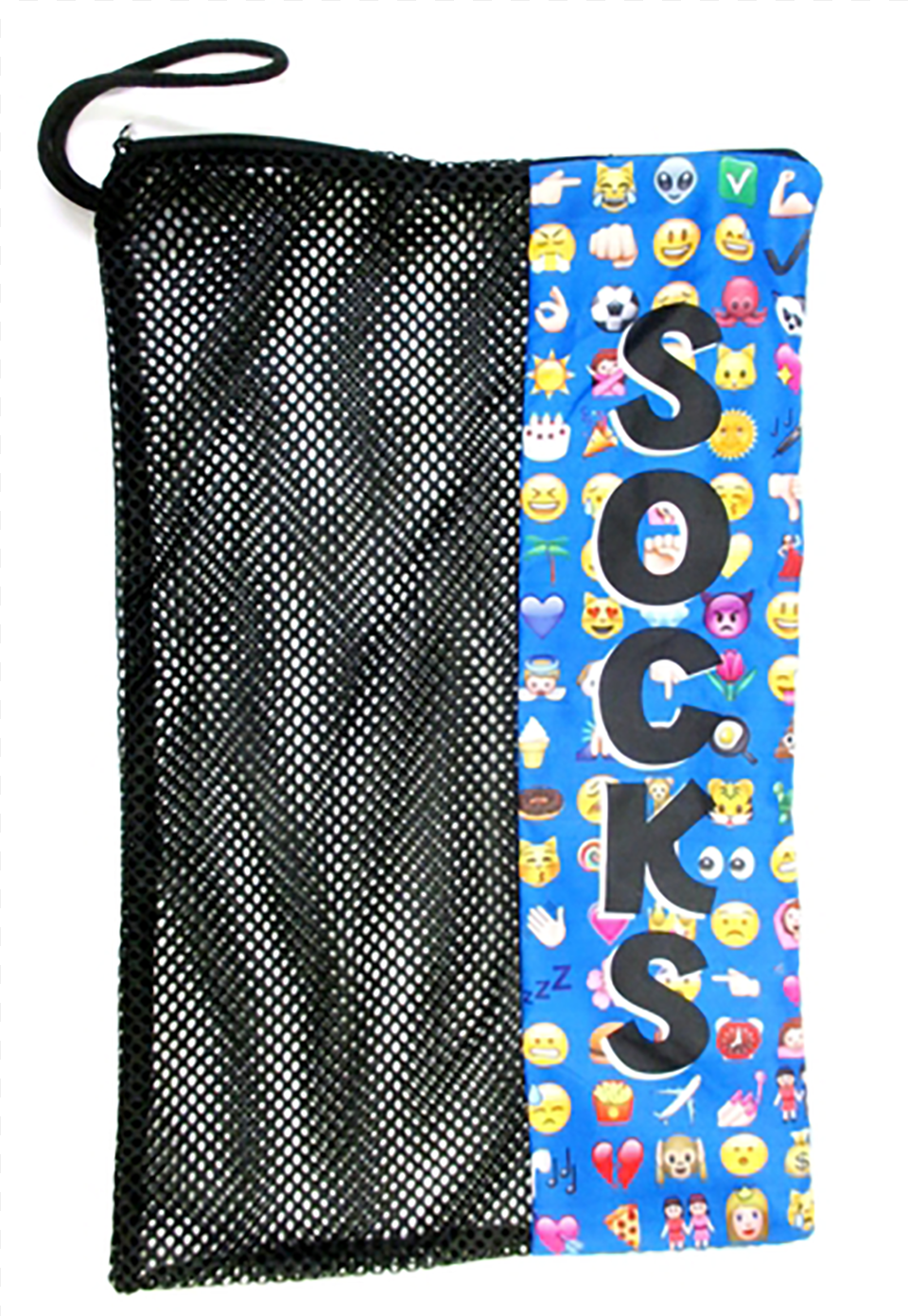 Confetti And Friends Emoji Sock Bag Gilbin Matching Mesh Laundry Or Sock Bag I Blue Emoji, Accessories, Handbag Free Png Download