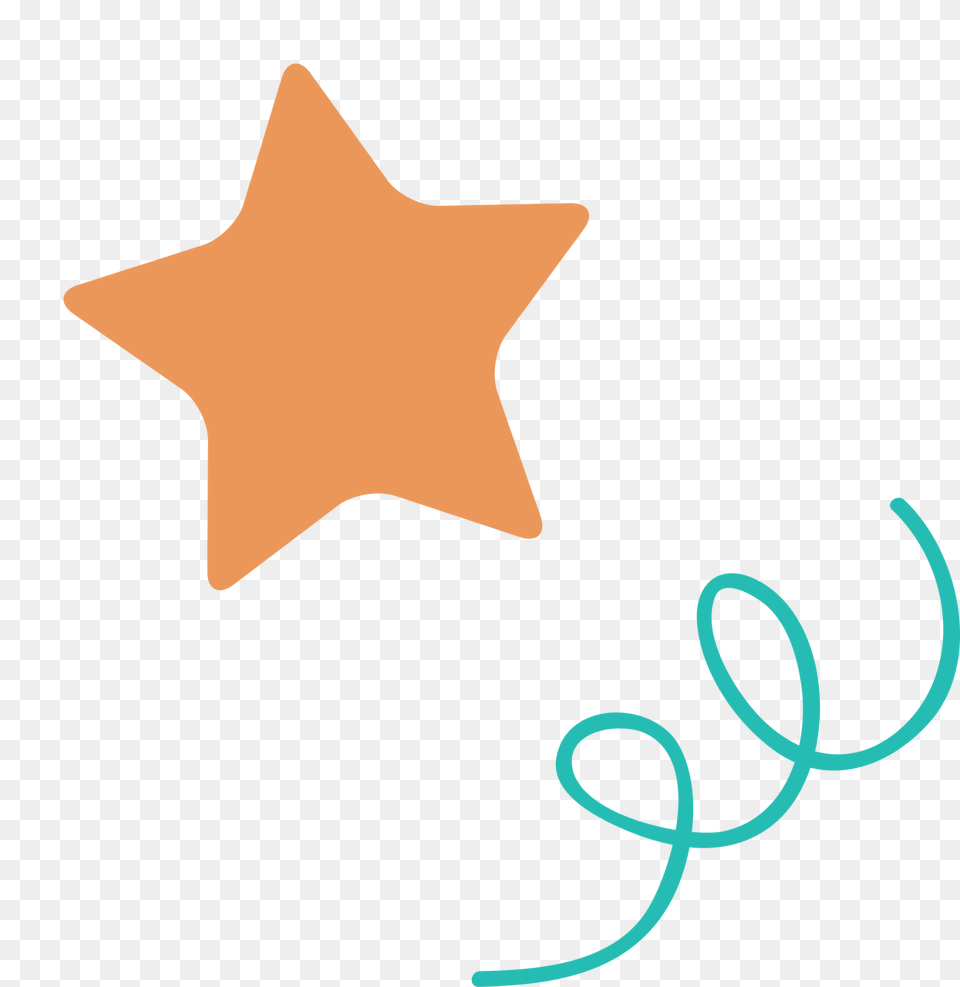 Confetti And Star, Star Symbol, Symbol, Animal, Fish Free Transparent Png
