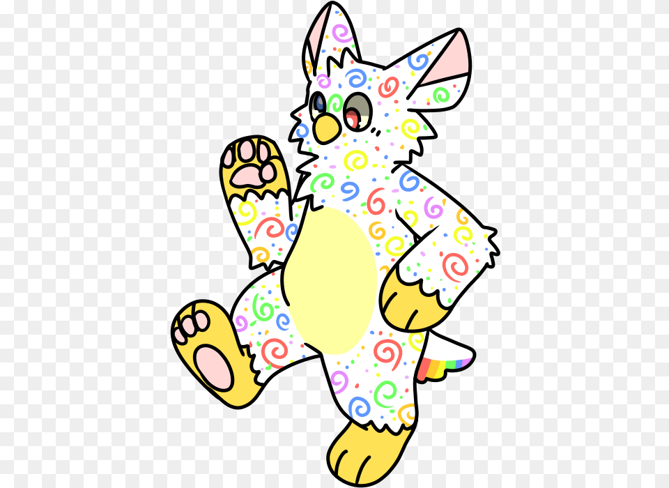 Confetti Anthro Furby Cartoon, Plush, Toy, Baby, Person Png
