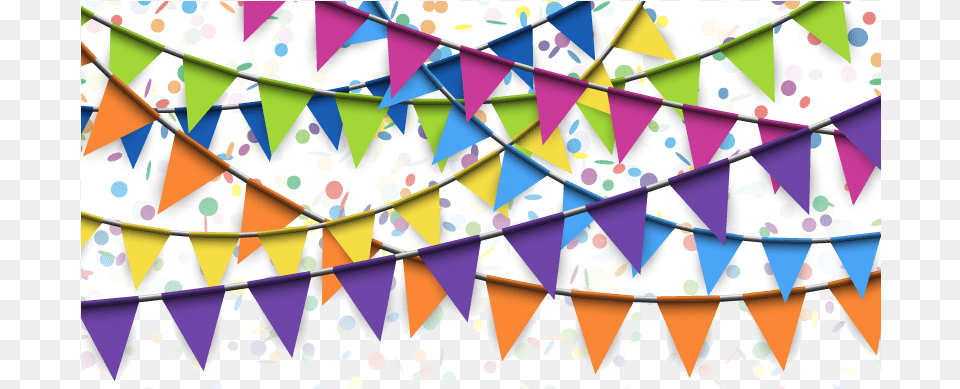 Confetti Banner, Paper, Art, Pattern, People Free Png Download