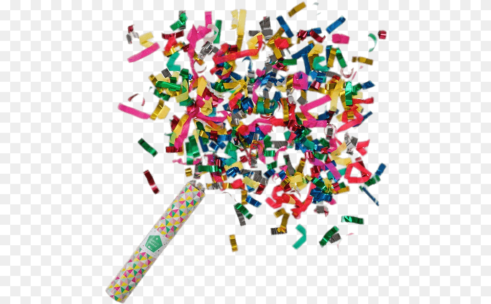 Confetti Cannon Transparent Confetti Cannon, Paper Png