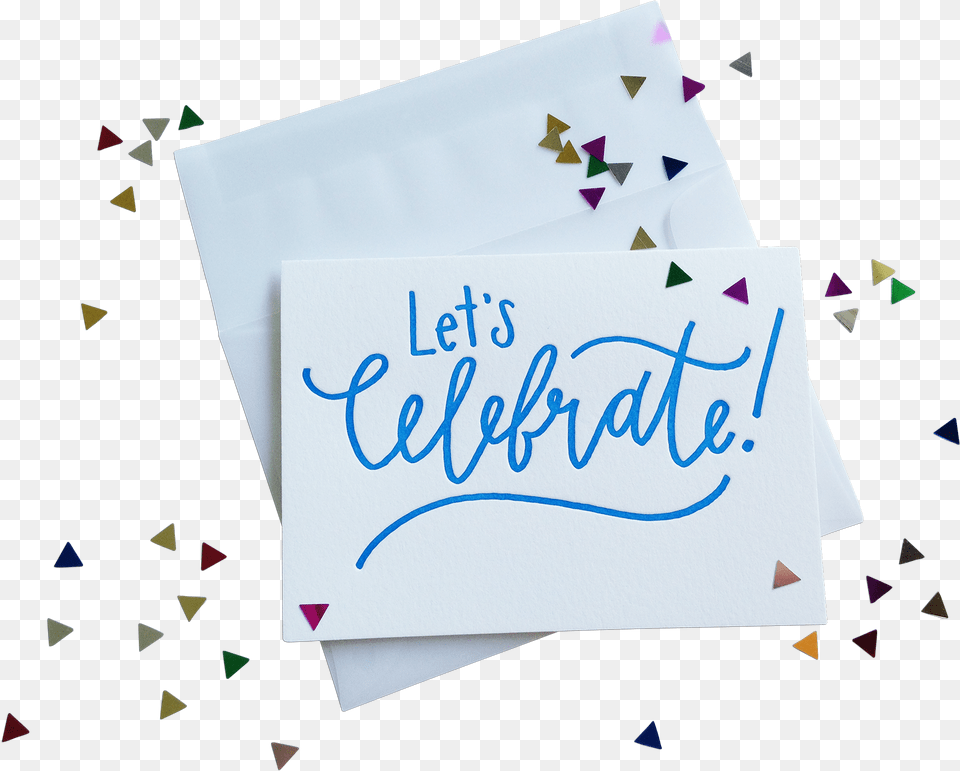 Confetti Celebrate Splash Confetti Party Time, Paper, Business Card, Text, Envelope Free Png Download