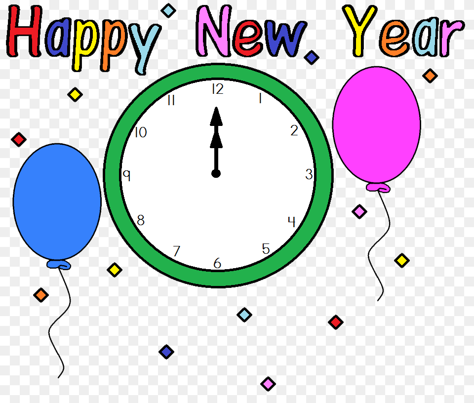 Confetti Clip Art, Analog Clock, Clock Png